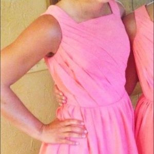 Coral Bridesmaids dress